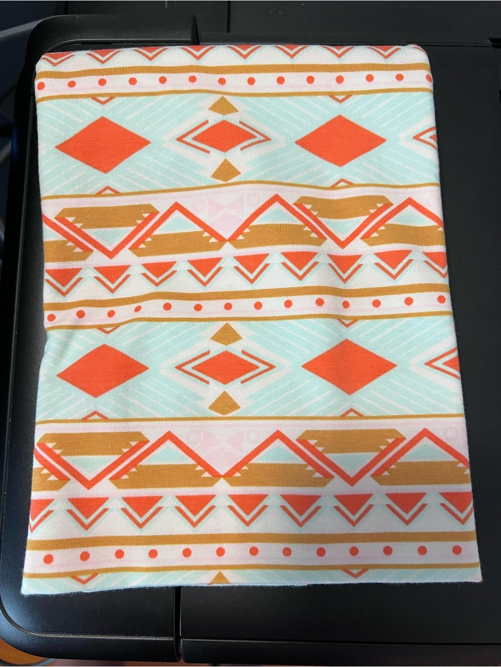 Geometric Aztec Print Swaddle